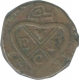 Copper Half Anna Coin of Southern Concan of Bombay Presidency.