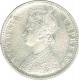 Silver One  Rupee Coin of Victoria Empress of Bombay Mint of 1879.