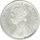 Silver  One Rupee Coin of Victoria Empress of  Bombay Mint of 1884.