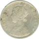 Silver One Rupee Coin of Victoria Empress of  Bombay Mint of 1886.