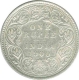 Silver One Rupee Coin of Victoria Empress of Calcutta Mint of  1900.