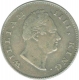 Silver Half Rupee Coin of  King William III of  Bombay Mint of 1835.