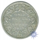 Silver Half Rupee Coin of  Victoria Queen of Bombay Mint of 1874.