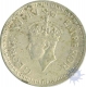 Silver Quarter  Rupee Coin of King George VI of Bombay Mint of 1945.