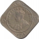 Cupro Nickel Two Annas Coin of King George V of Bombay Mint  of 1936.