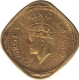 Nickel  Brass Two Annas Coin of King George VI of  Calcutta Mint of 1944,