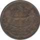 Copper Quarter  Anna Coin of East India Company of 1857.