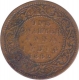 Copper Quarter  Anna Coin of Victoria Queen of Bombay Mint of 1862.