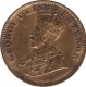 Bronze Quarter  Anna Coin of King George V of  Calcutta Mint of 1916.