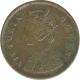 Copper One Twelfth  Anna Coin of Victoria Queen of Calcutta Mint of 1874.