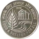 Fifty  Rupees Coin of  Food and  Shelter for All of Bombay Mint of  1978.,