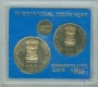 Proof Set of International Youth Year of Calcutta Mint of 1985.