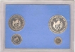 Proof Set of International Youth Year of Calcutta Mint of the year 1985.