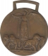 Bronze Medal of Allied Victory Medal of Italy of 1920.