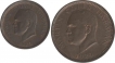 Copper Half and 1 Puffin Coins of 1929.