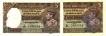 Five  Rupees Bank Notes of King George VI of  Side Facing Portrait of King of Signed J B Taylor.