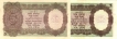 Five  Rupees Bank Notes of King George VI of  Side Facing Portrait of King of Signed J B Taylor.