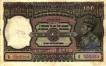 Hundred  Rupees Bank Note of King George VI of Signed by   J B  Taylor of  Calcutta Circle.