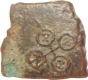 Squire Shaped Copper Coin of Ujiani Region.