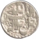 Silver Rupee of Akbar of  Lahore Mint.