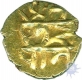 Gold Fanam of Shree Chhatrapati of Tanjor Maratha.