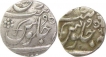 Silver Rupee & Silver Half Rupee of Baroda.