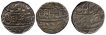 Silver Rupee (3) Coin of Shah Alam II of Gwalior.