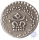 Dump Silver Velli Fanam of Rama Varma IV of Travancore.