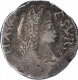 Silver Half Rupee of John V of  Pardao of Goa