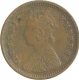 Copper One Twelveth Anna of Victoria Empress of Bombay Mint of 1877.