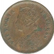 Copper One Twelveth Anna Coin of Victoria Empress of Calcutta Mint of 1878.