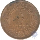 Copper One Twelveth Anna Coin of Victoria Empressof Calcutta Mint of 1886.