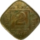 Copper Nickel Two Annas of King George V of Bombay Mint of 1918.