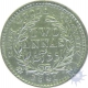 Silver Two Annas Coin of Victoria Queen of Bombay Mint of 1841.