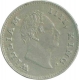 Silver Quarter Rupee Coin of King William IIII of Calcutta Mint of 1835.