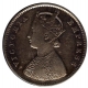 Silver Half Rupee of Victoria Empress of Bombay Mint of 1893.