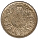 Silver Half Rupee Coin of King George V of Calcutta Mint of 1915.