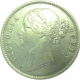 Silver Rupee Coin of Victoria Queen of Calcutta Mint of 1840.