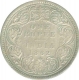 Silver Rupee Coin of Victoria Queen of Bombay Mint of 1862.