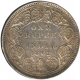 Silver Rupee Coin of Victoria Queen of Bombay Mint of 1862.