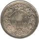 Silver Rupee Coin of Victoria Queen of Bombay Mint of 1862.