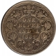 Silver Rupee Coin of Victoria Empress of Bombay Mint of 1882.