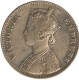 Silver Rupee Coin of Victoria Empress of Bombay Mint of 1882.