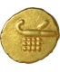 Gold Fanam Coin of   Zamorins.