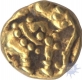 Gold Gajapati Quarter Fanam Coin of Western Ganga Dynasty.