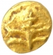 Gold Haga Coin of Chalukyas Dynasty,