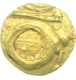 Unattributed Gold Fanam  Coin of Hoysala Kingdom.