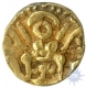 Gold Four and Half  Masha Coin of Gangeya Deva of Kalachuris of Tripuri.