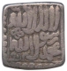 Unlisted Silver square Rupee Coin of Akbar jalaluddin muhammad  of Agra Mint.