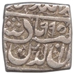 Unlisted Type Rare Square SIlver Rupee Coin  of Jalal ud din muhammad Akbar.